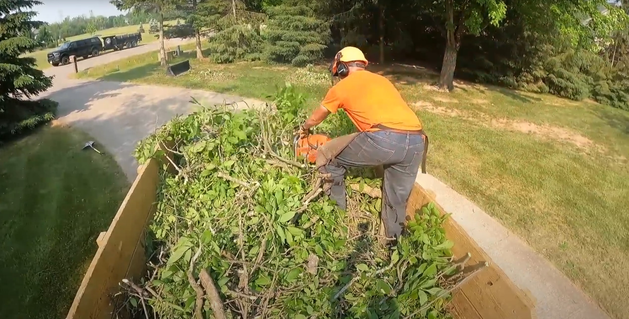 Professional land clearing service with debris removal in Lake Forest, CA